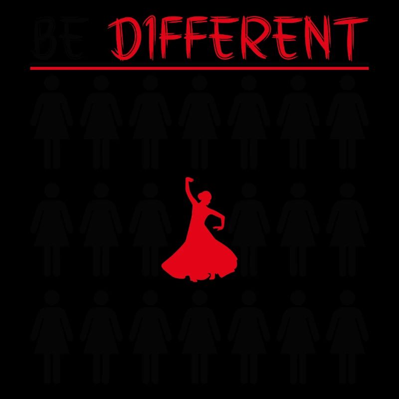 Soyez différent Flamenco - Noir