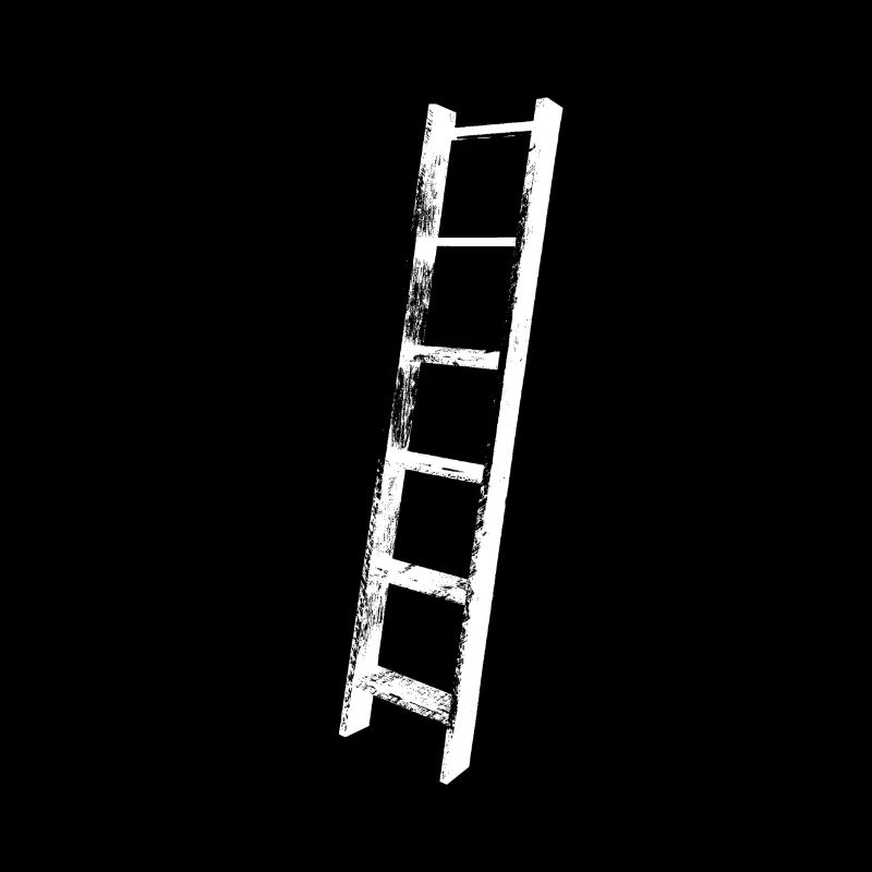 Ladder white and classic beautiful
