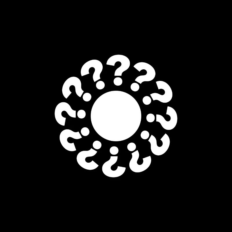 Points d’interrogation disposés en cercle