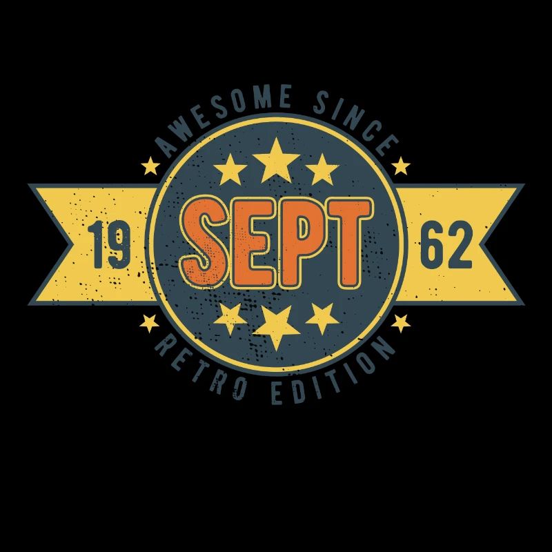 Geburtstag September 1962 Awesome since RETRO
