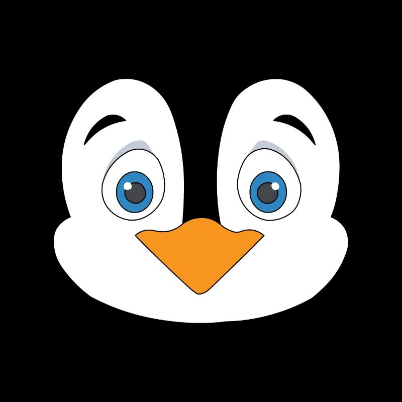 Süßes Pinguingesicht