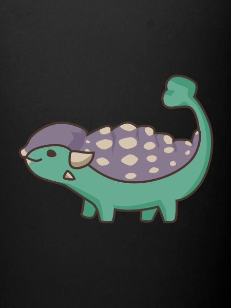 Dinosaur dragon Ankylosaurus