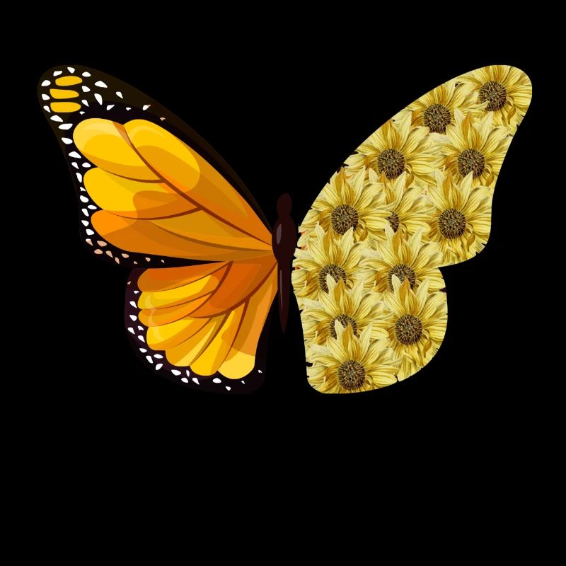 Tournesol papillon