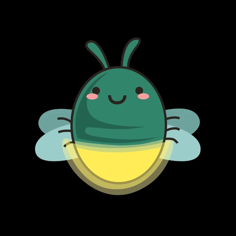 Cute firefly cartoon