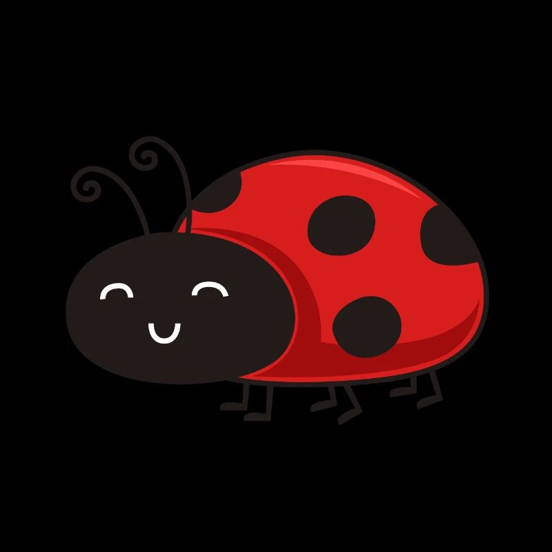 Cute ladybug insect