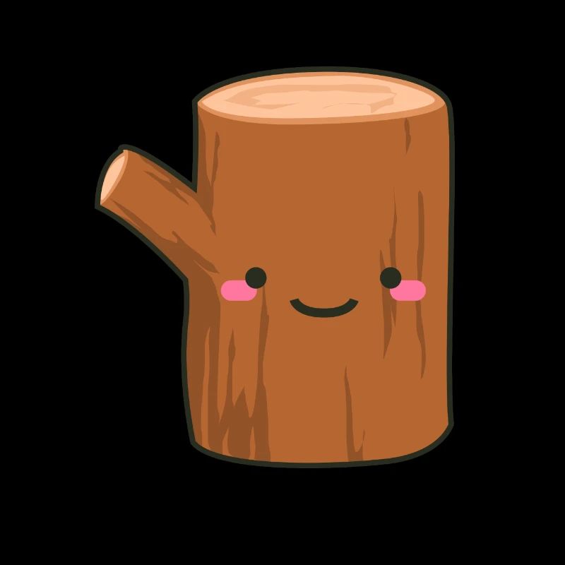 Belle bûche d'arbre