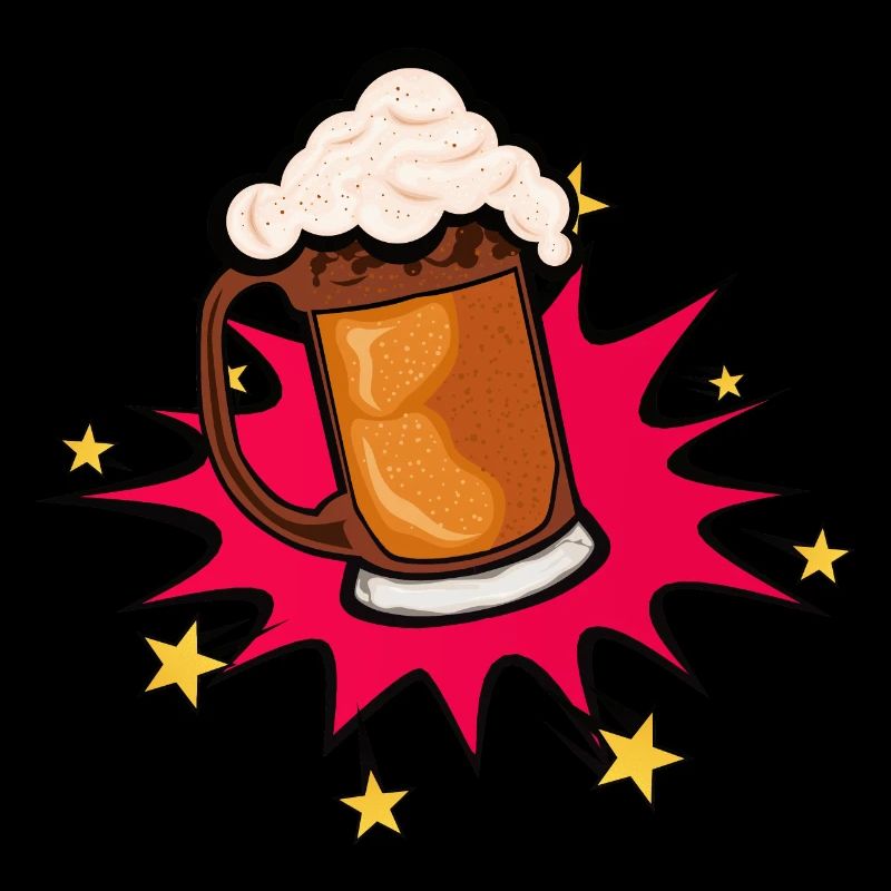 biere explosion bulle etoile mousse alcool binouze