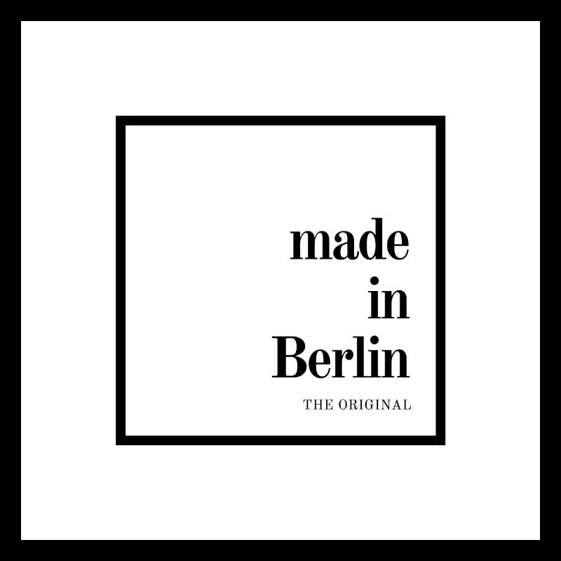 Made in Berlin Label Geburtsort Geschenk Idee