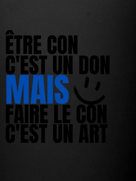 être con