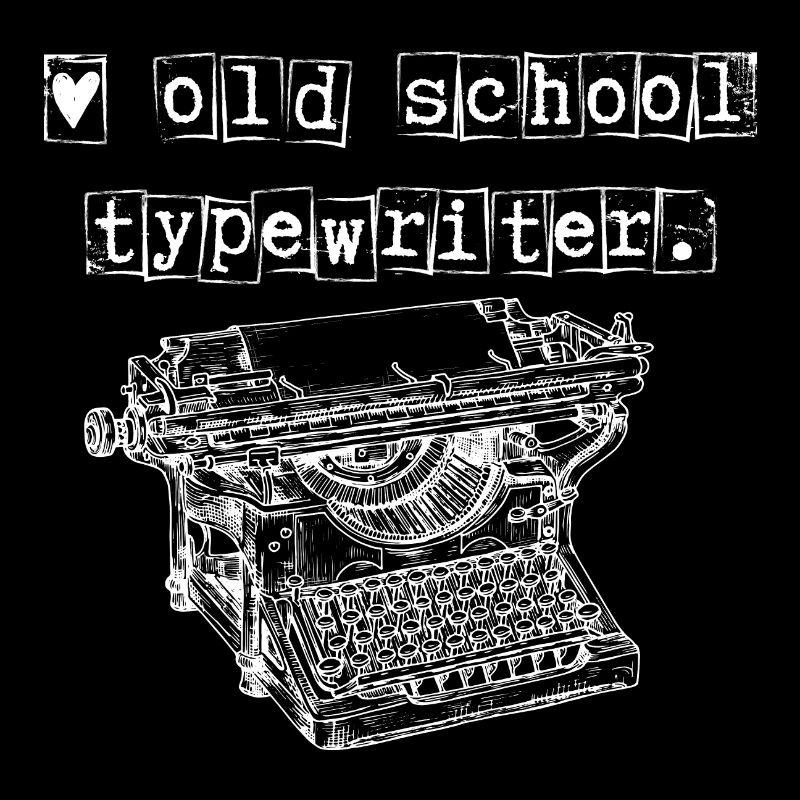 Machine à écrire old school