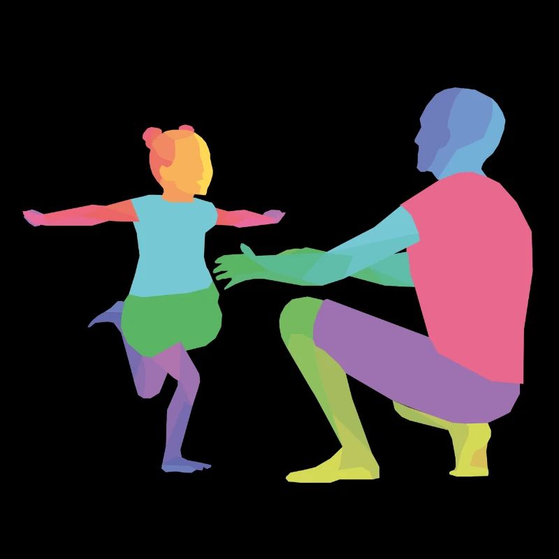 Vater und Tochter