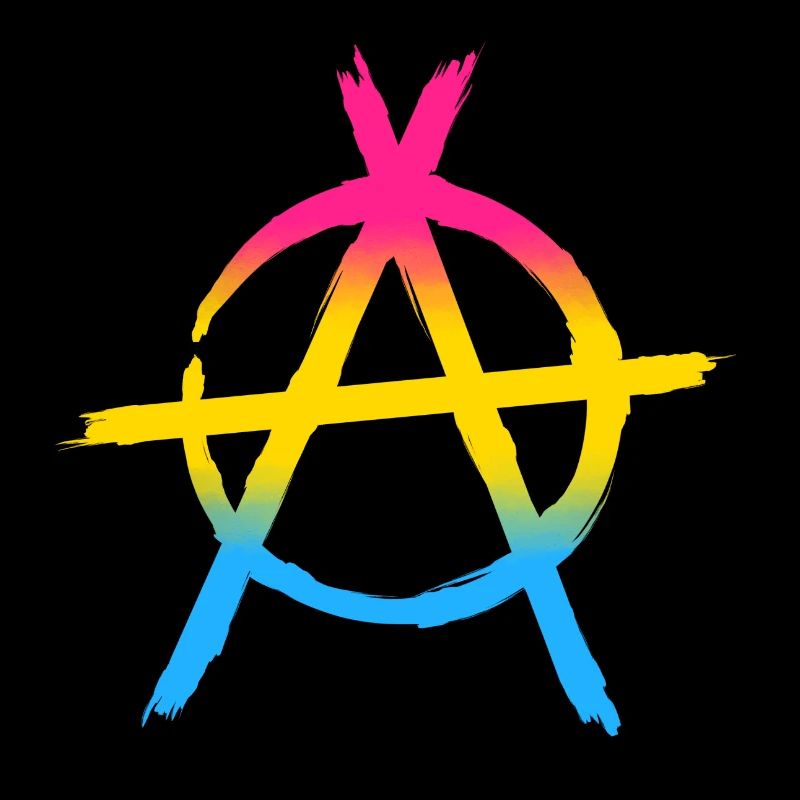 Anarchy A Pansexual pride flag