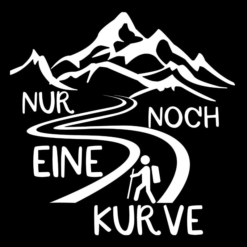 Nur noch eine Kurve / wander Design