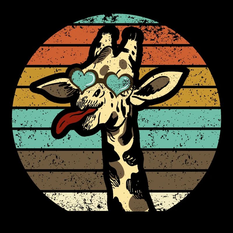 Retro Giraffe