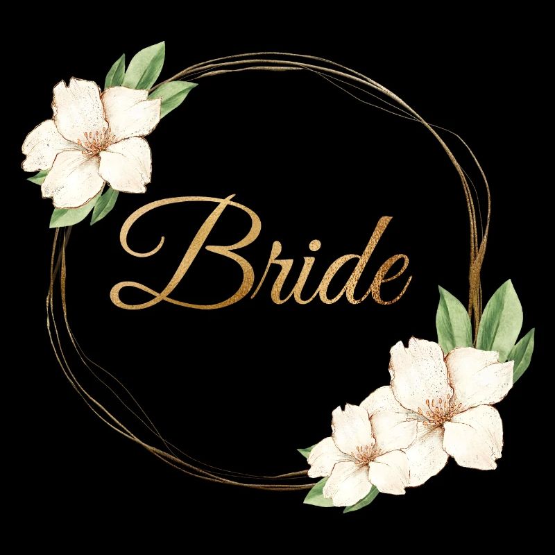 Cercle floral Team Bride personnalisable