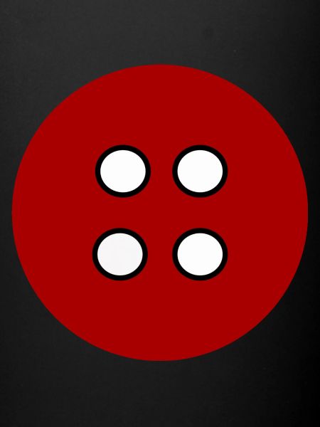 Clothes button red