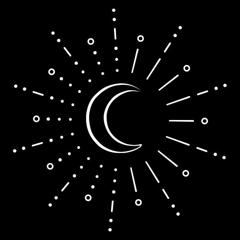 Moon Design Boho Style