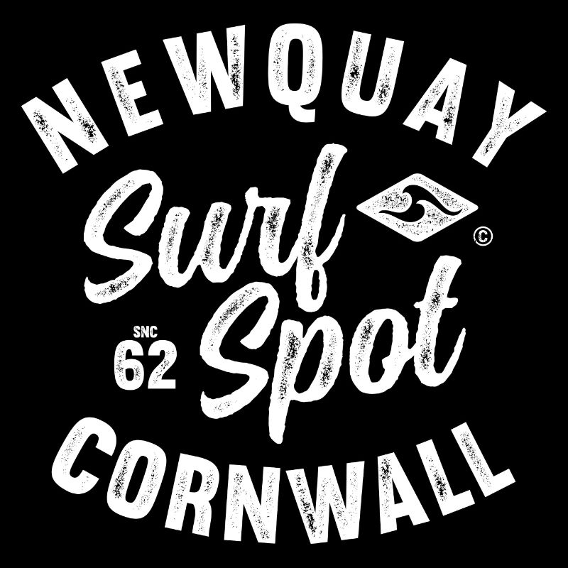 CORNWALL NEWQUAY SURF DESIGN ESTAMPILLÉ