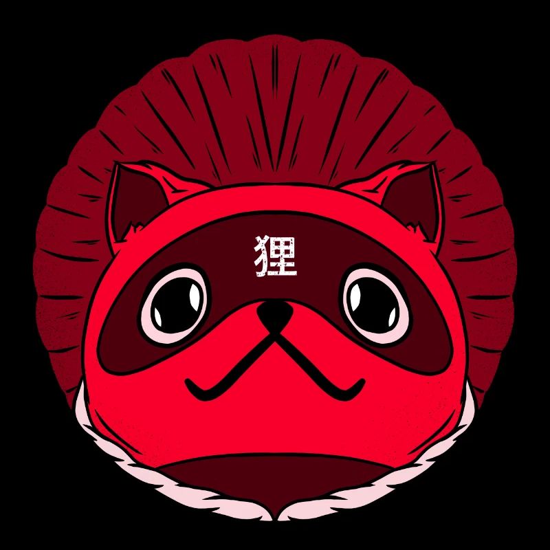 Tanuki, der Waschbär