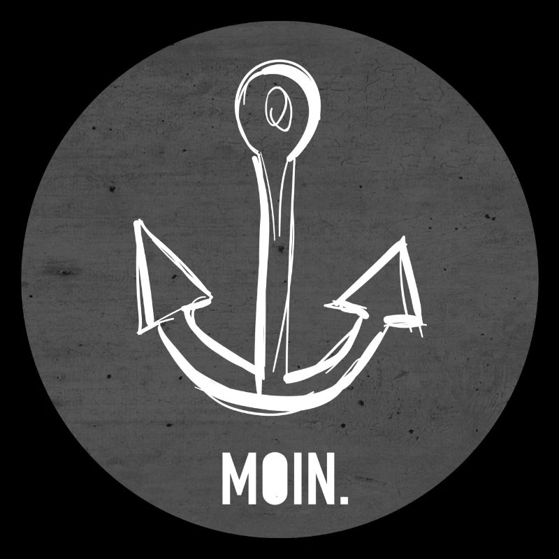 Moin mit Anker