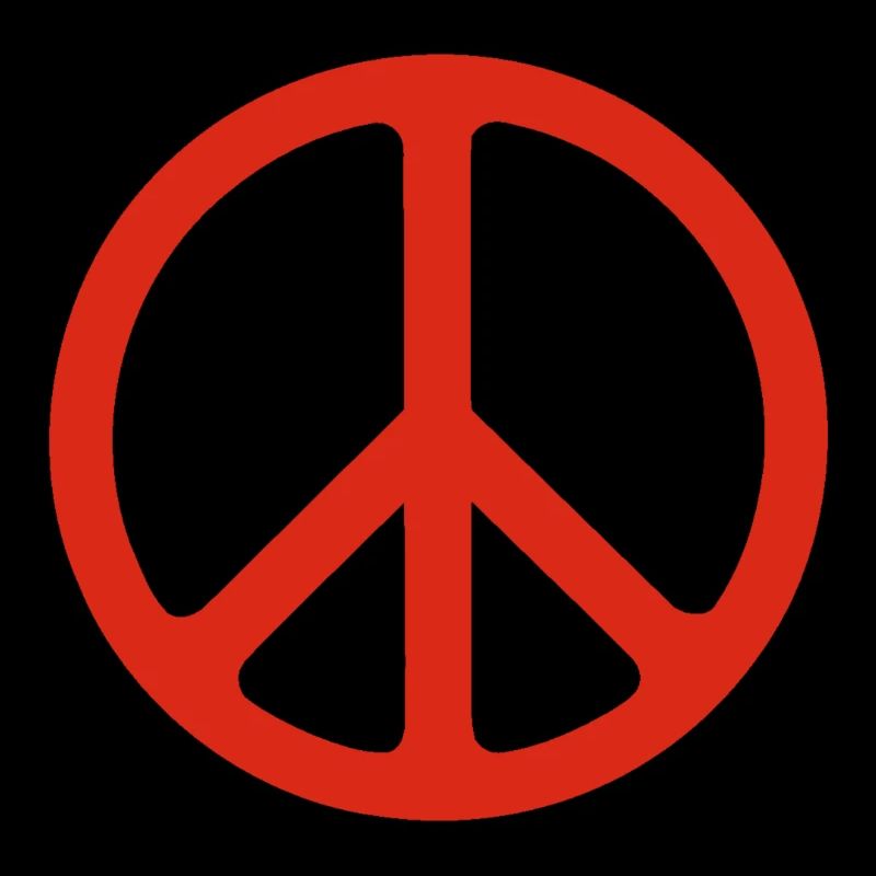 Peace red