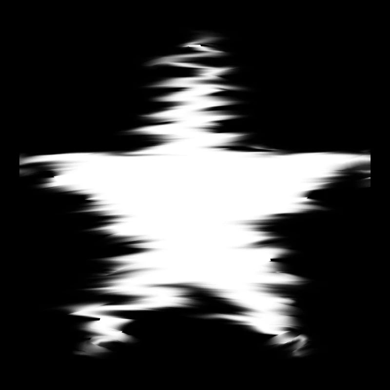 White star blurred look cool gift idea