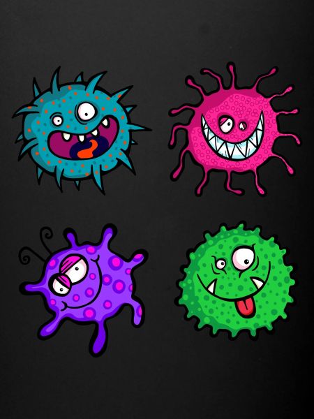Scary Microscopic Bacterium