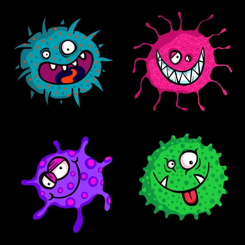 Scary Microscopic Bacterium