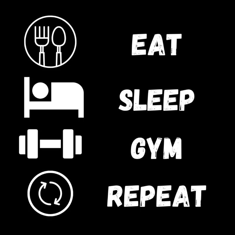 Eat Sleep Gym Repeat
