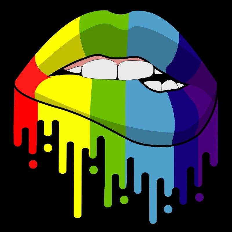 Rainbow Regenbogen Pride Homosexual Kleidung Mann