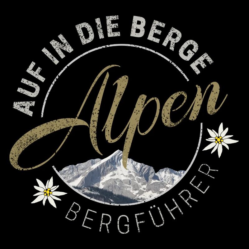 Alps on to the mountains for mountain guides Gift