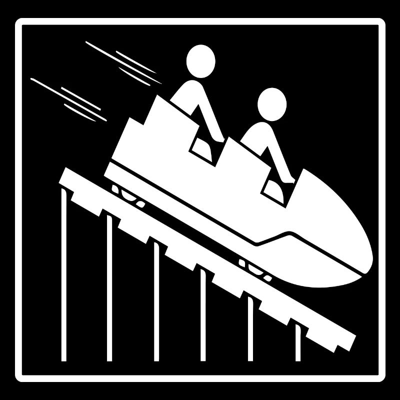 Rollercoaster Achterbahn
