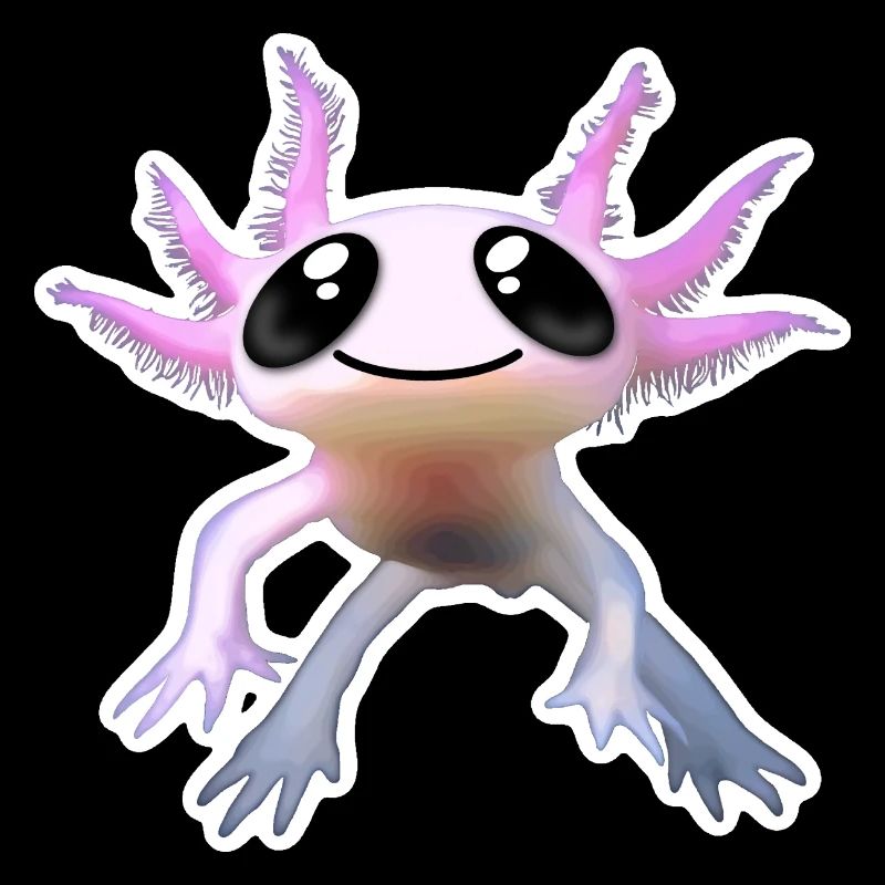 Süßes Axolotl