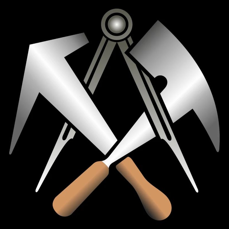 Marque d’artisan, couvreur sans écriture, logo