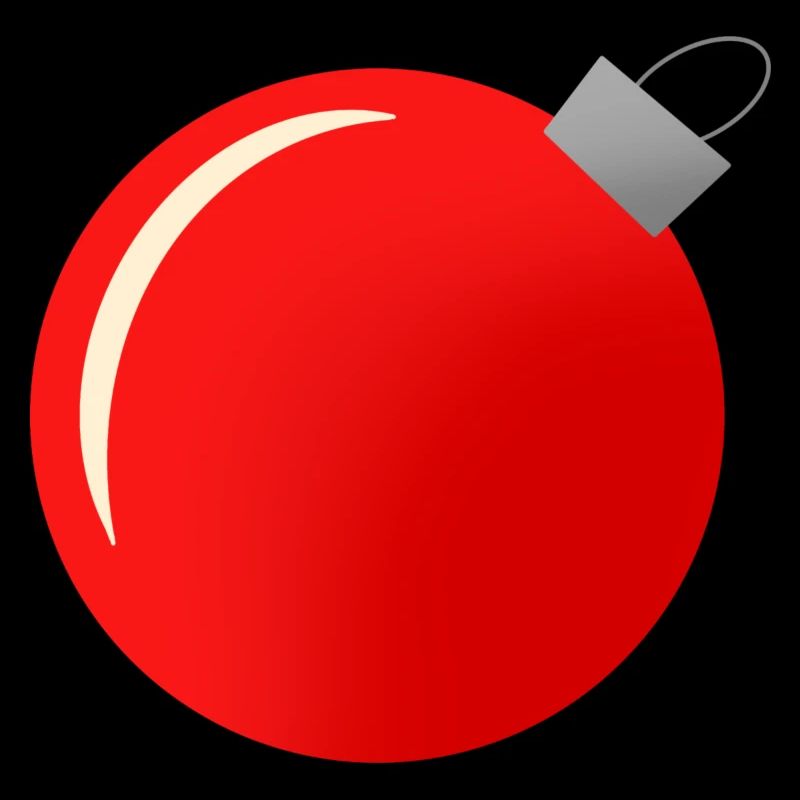 Weihnachtskugel rot