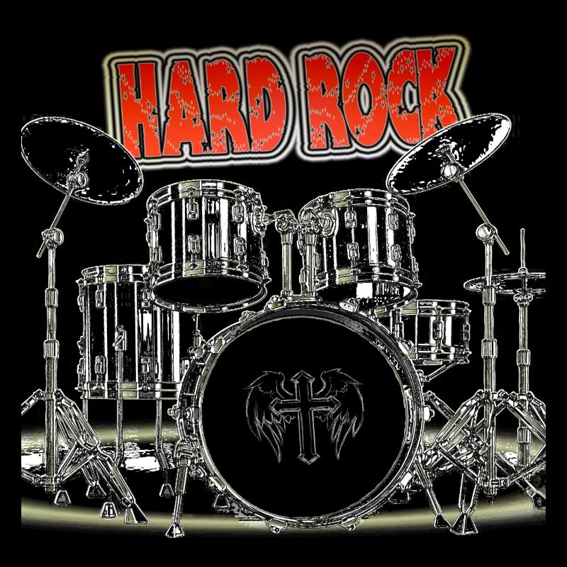 Batterie de batteur de hard rock