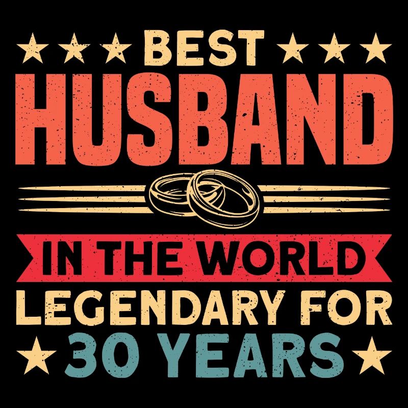 Retro 30 Jahre verheiratet Ehepaar Hochzeitstag