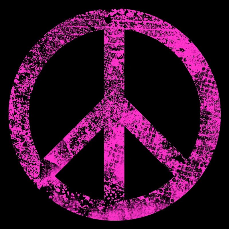 Signe de paix Pacifiste Peace Graffiti Grunge utilisé