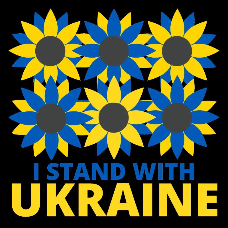 I support Ukraine Sunflower