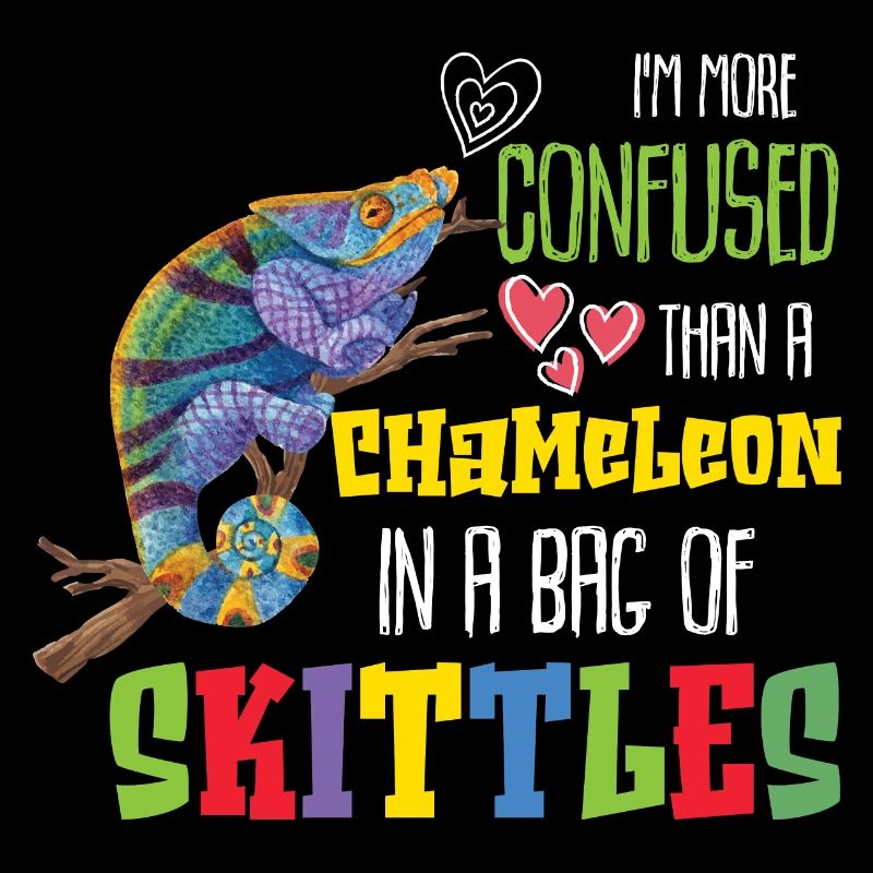 Je suis confus qu’un caméléon dans un sac de quilles