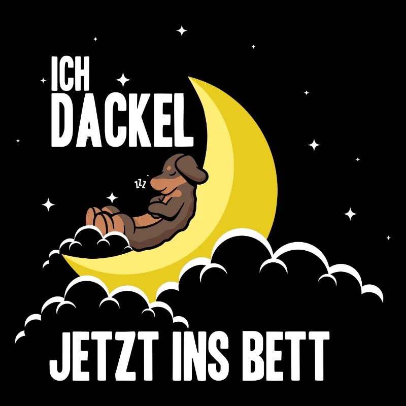 Dackel Geschenkidee Dackshund - Ich dackel jetzt i