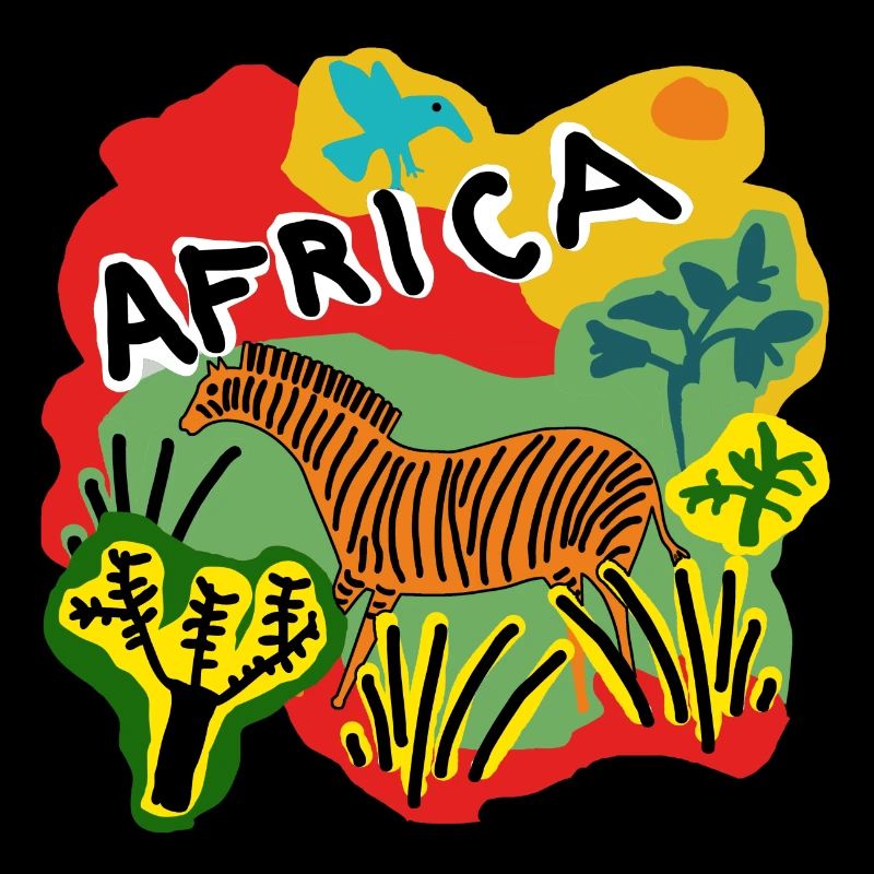 Afrika Zebra