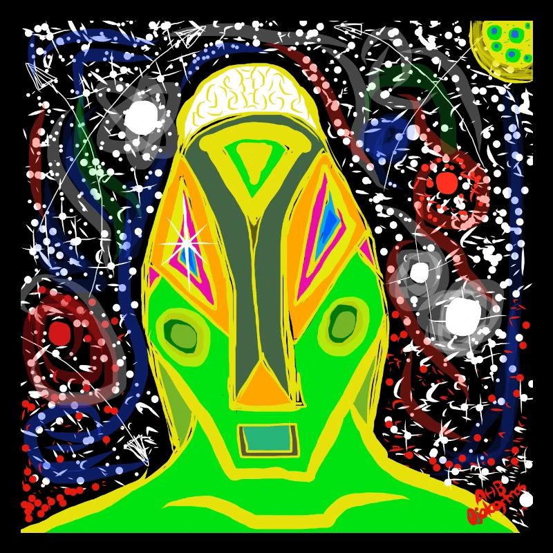 EXTRATERRESTRE AUX YEUX BLEUS