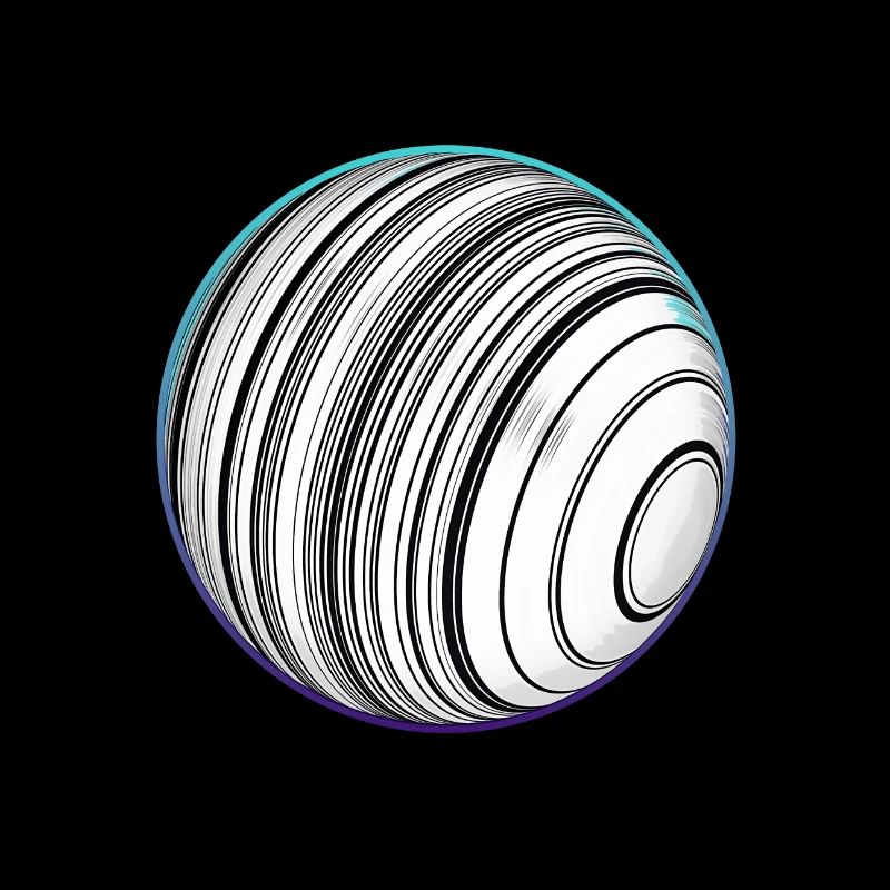 Boule rayée