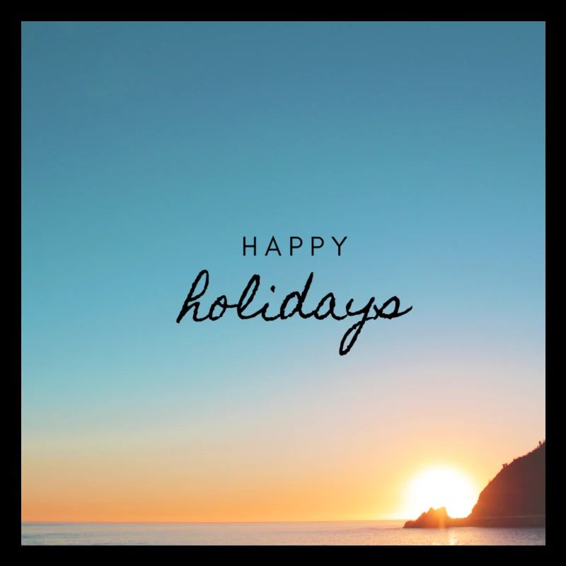 Happy Holidays!