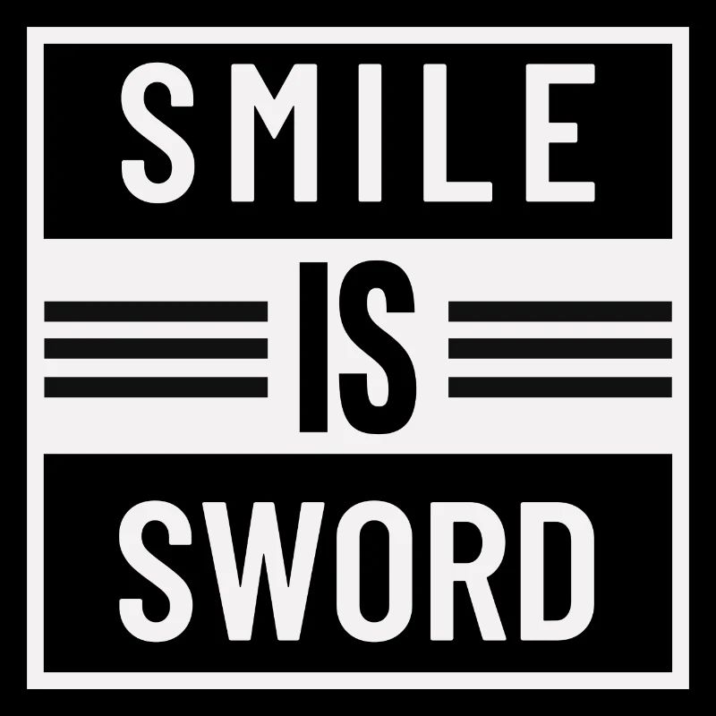 Sourire est le mot.