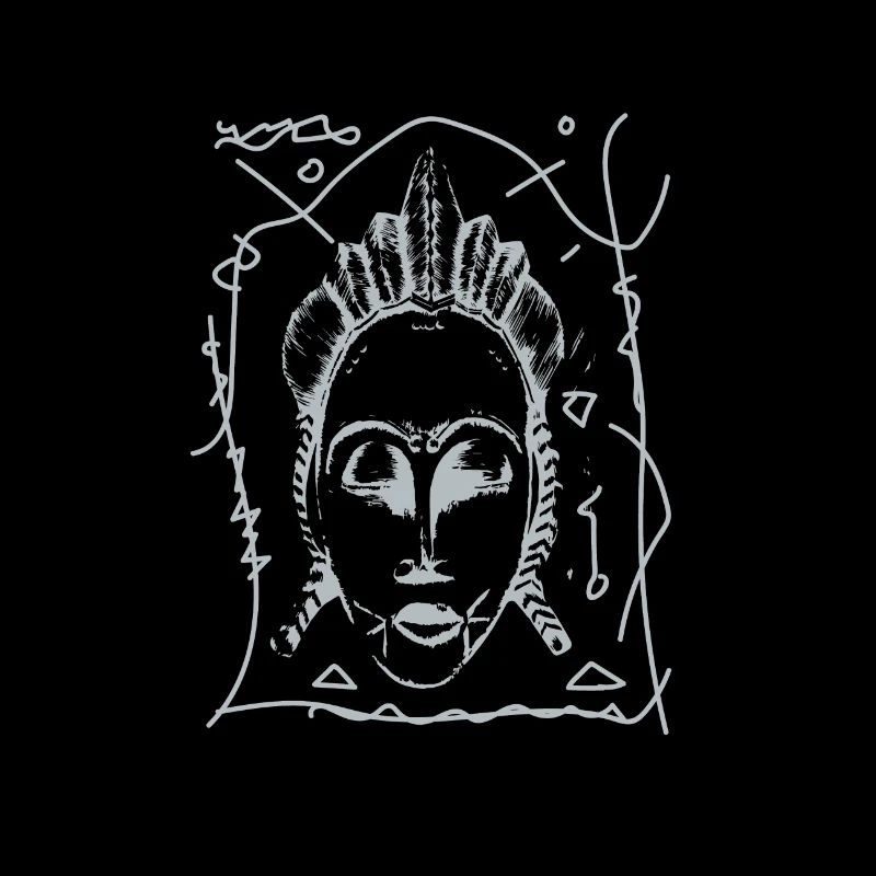 Masque peuple de Côte d'ivoire