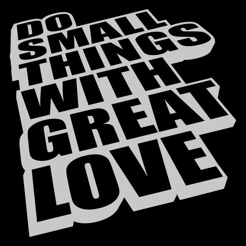 Zitat do small things