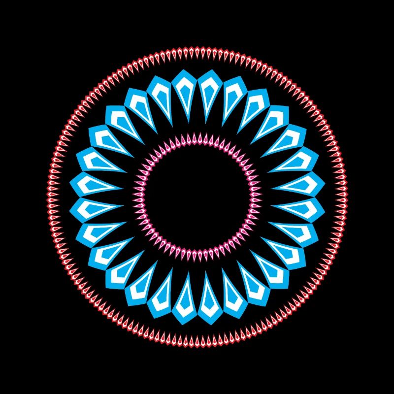 Simple mandala design pattern