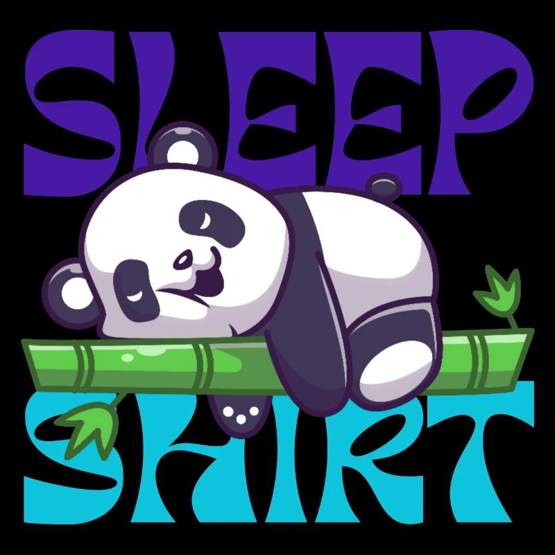 great sleeping shirt with panda bear